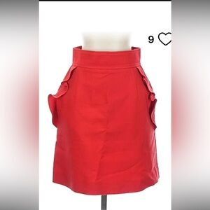 Red Sandro Skirt